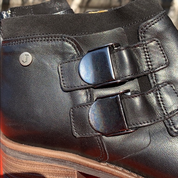 Jafa 401 Black Ankle Boots NWOB Size 38 - Picture 7 of 10